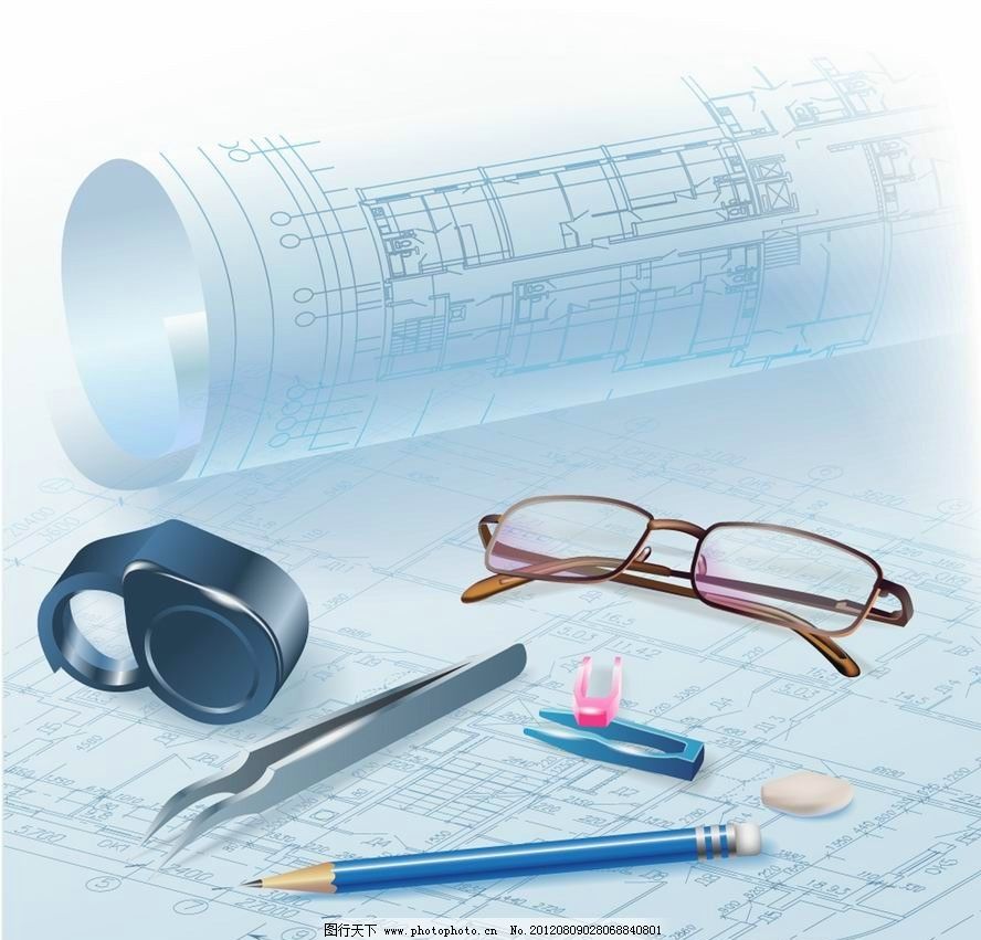 建筑工程圖紙與辦公用品 高效協(xié)同的建筑管理雙翼